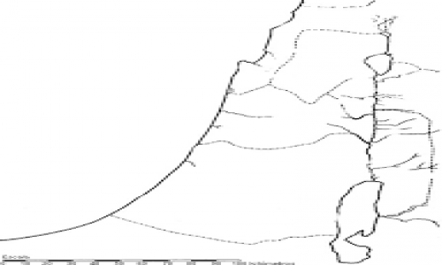 Mapa de Palestina para completar.